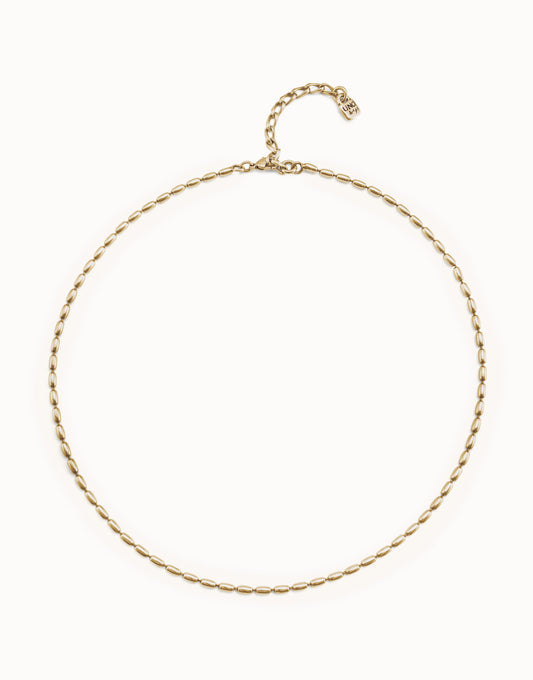 UNO de 50 Short oval link chain necklace