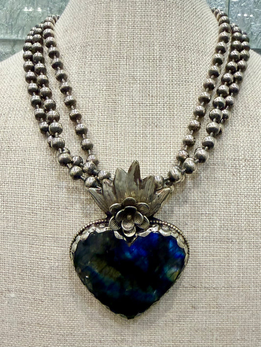 ZOWEE Labradorite Pendant Necklace