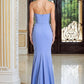 Strapless Ruched Column Gown 51808