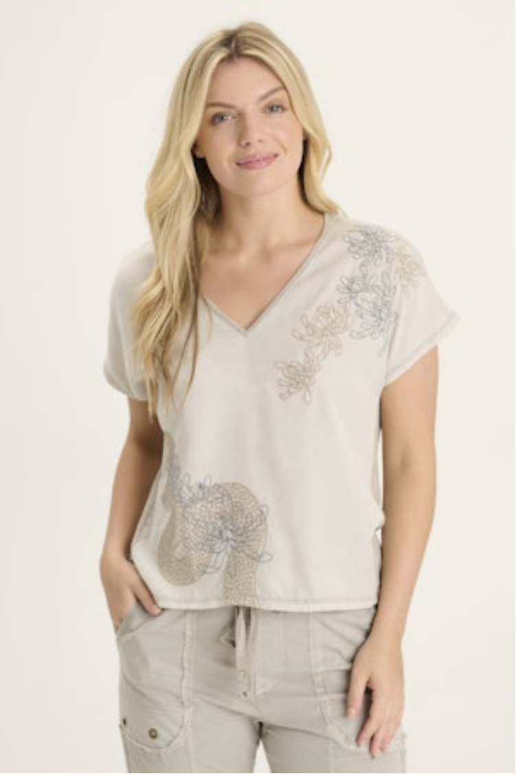 Jolina Embroidered Top