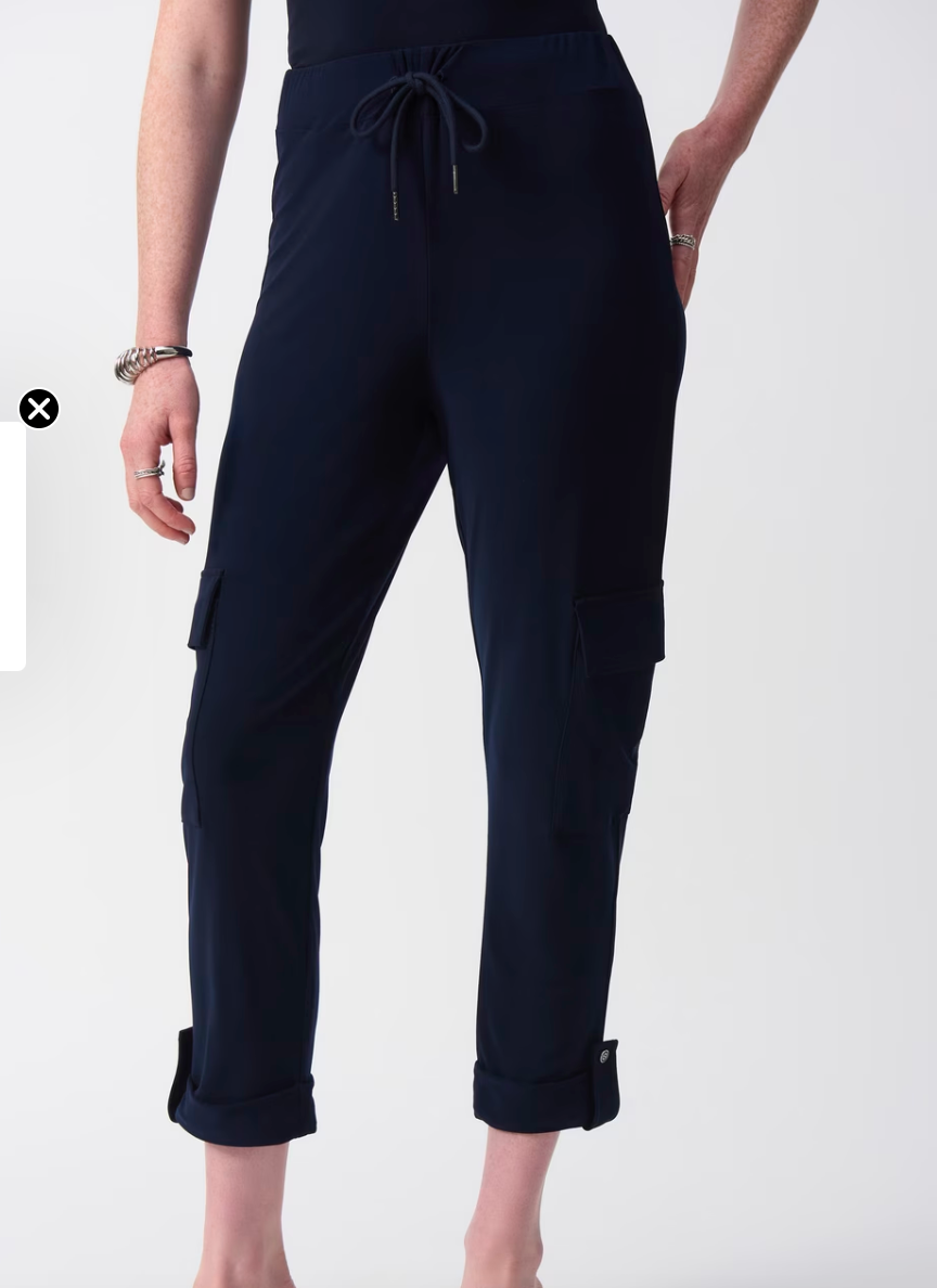 Slim Fit Cropped Trousers