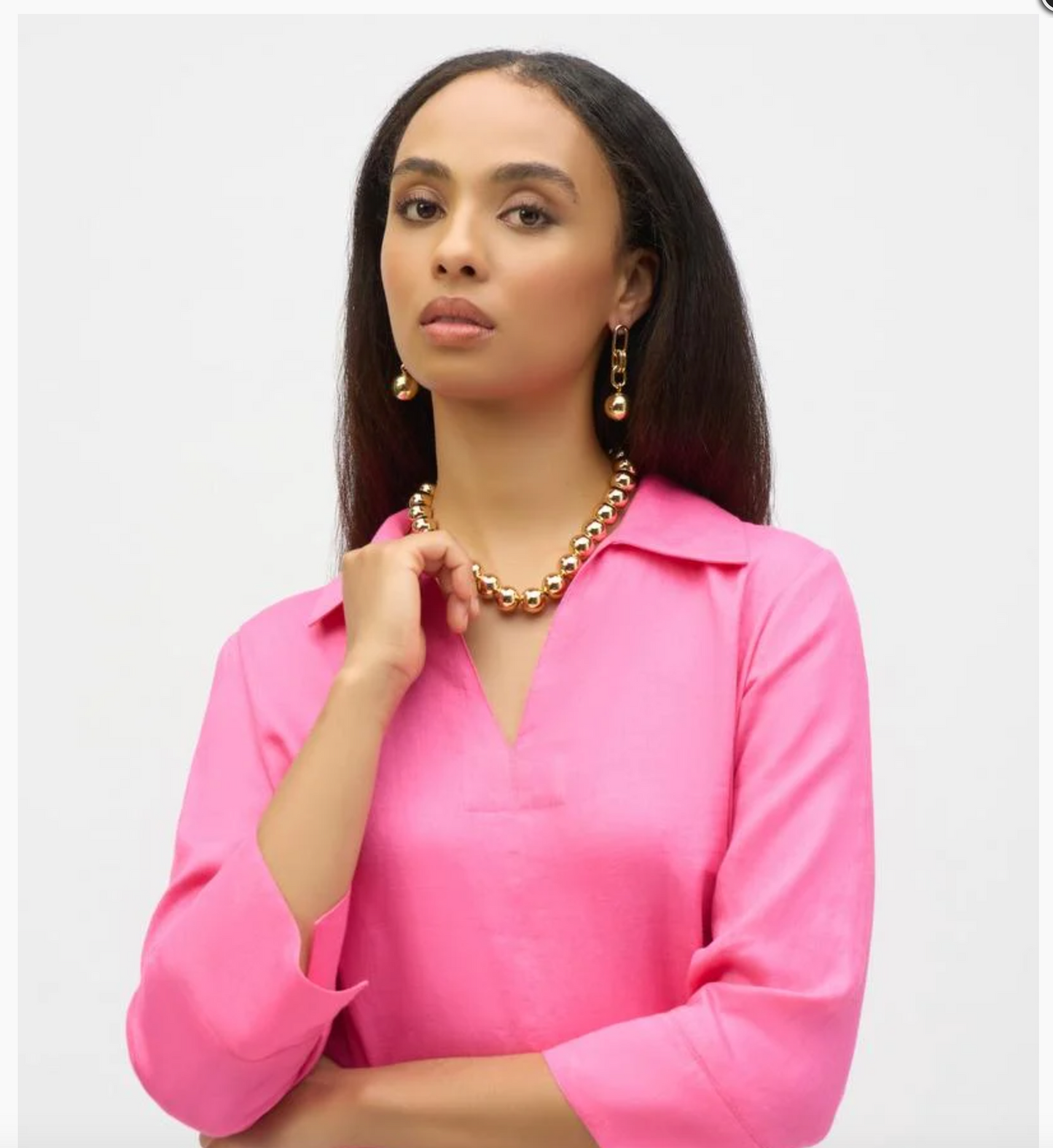 Joseph Ribkoff Linen Boxy Top