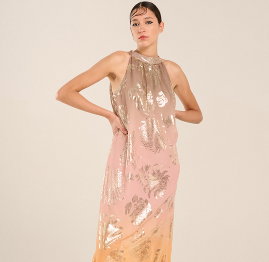 B-YU Halter Neckline DRESS