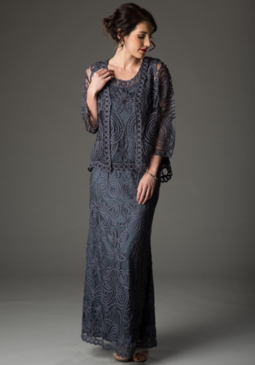 SOUL MATES Soutache Lace Three Piece Skirt Set