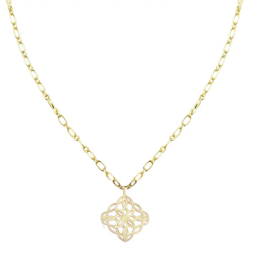 Natalie Wood Bloom Drop Necklace