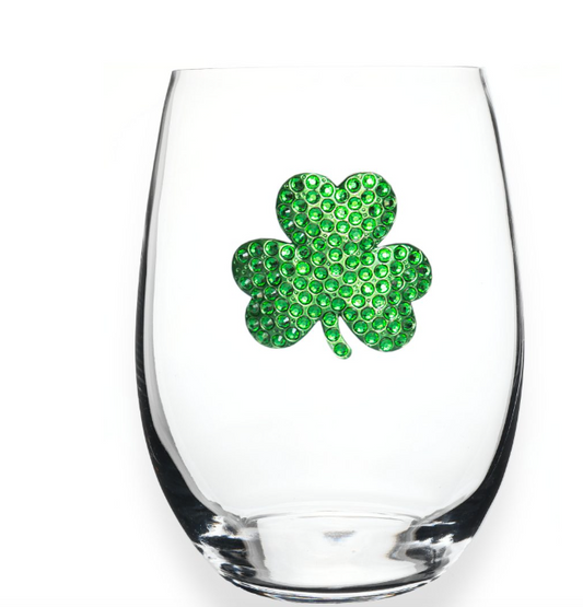 The Queens JewelsShamrock Jeweled Glassware