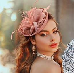 Little Star Fascinator Tea Party Hat -Pillbox Kentucky Hat for Women