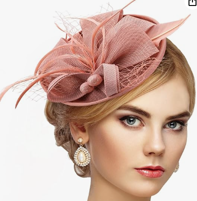 Little Star Fascinator Tea Party Hat -Pillbox Kentucky Hat for Women