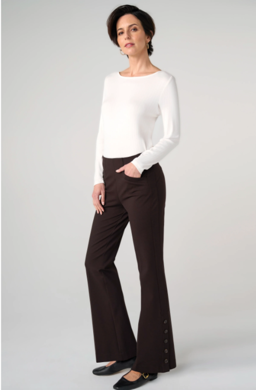 Stella Kick Flare W/ Button Hem