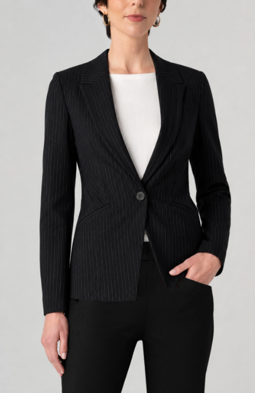 Fitted Cutaway Blazer