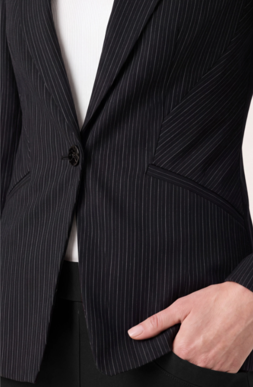 Fitted Cutaway Blazer