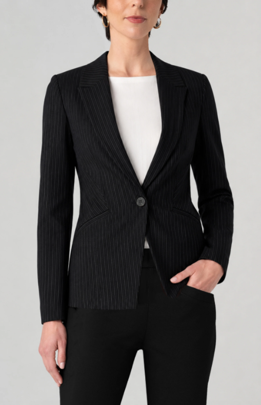 Fitted Cutaway Blazer
