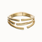 UNO de 50 Bangle bracelet with multiple intertwined organic shapes