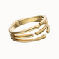 UNO de 50 Bangle bracelet with multiple intertwined organic shapes
