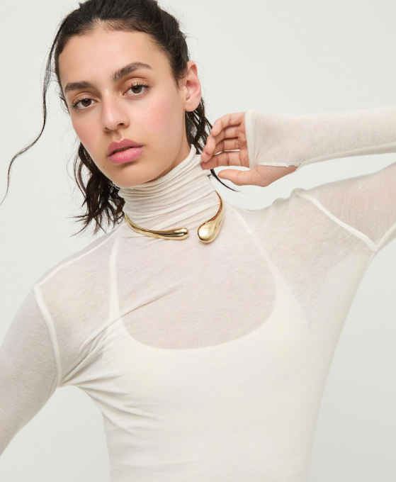 UNO de 50 Necklace with irregular drops