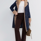 Sherpa Trimmed Notch Collar Jacket