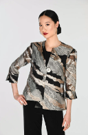 Formal Abstract Collared Jacket Style