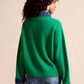 100% wool shirt-collar pullover