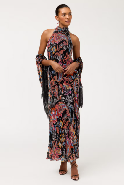 EIRENE MAXI HALTER DRESS