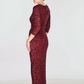 Frank Lyman Sequin Midi Dress