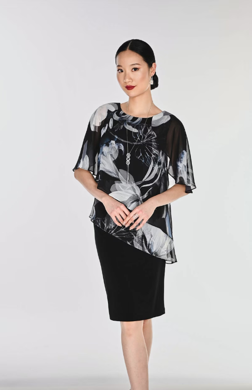 Frank Lyman Floral Knee-length Sheath Dress