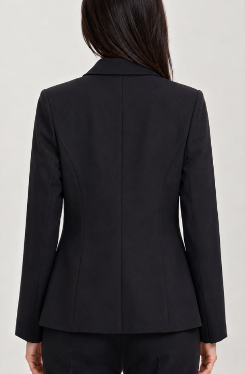Blazer with Pearl Trim