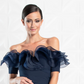 Alexander by Daymor Couture Ruffled Off Shoulder Sheath Dress