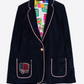 Vilagallo RIVA EMB AZUL MARINO FELPA Jacket