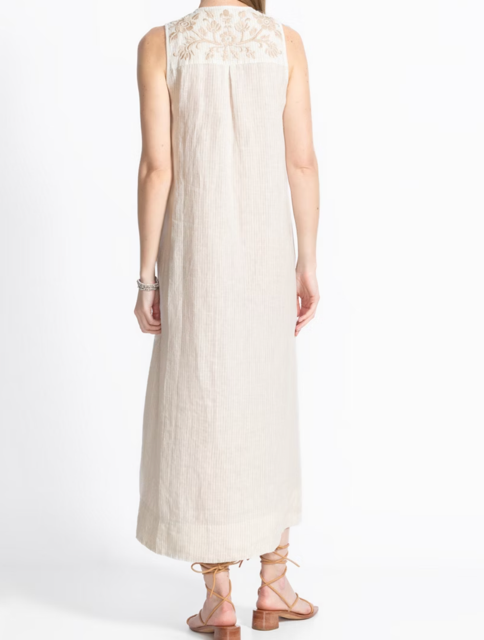 Johnny Was Kamala Linen Tank Dress
