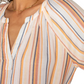 Liverpool 3/4 Sleeve Raglan Top with Fray Hem