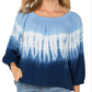 Liverpool 3/4 Sleeve Boat Neck Woven Top