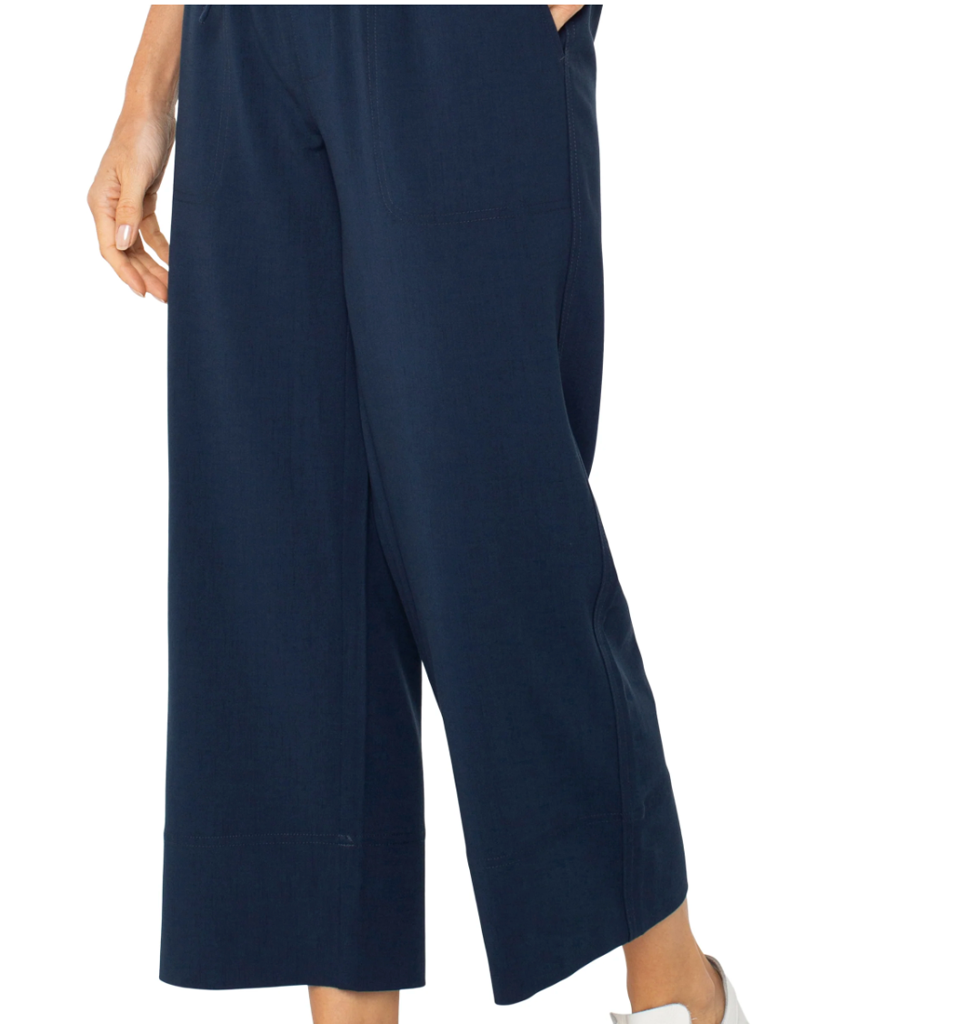 LIverpool Pull on Tie Waist Wide Leg Ankle Pant