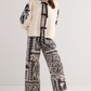 Summum Two Tone Print Pants