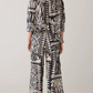 Summum Two Tone Print Pants