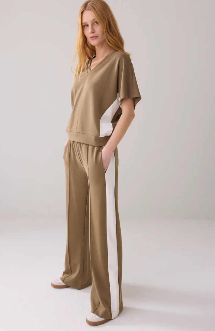 Summum Wide Leg Soft Scuba Pants