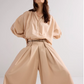 Summum Ultra Wide Culotte Poplin Pant