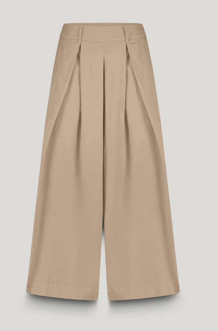 Summum Ultra Wide Culotte Poplin Pant