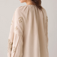 Summum A-line top with embroidery