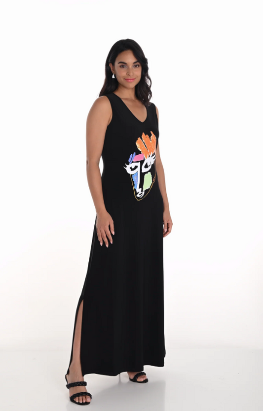 Frank Lyman Abstract Maxi Dress