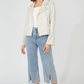 Frank Lyman Cropped Wide Leg Jeans