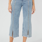 Frank Lyman Cropped Wide Leg Jeans