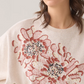 Summum Long Sleeve Floral Artwork Sweatshirt