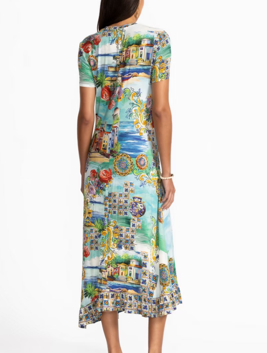 Johnny Was Janie Short Sleeve Dress