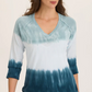 XCVI Maven Soft Jersey V-Neck Top