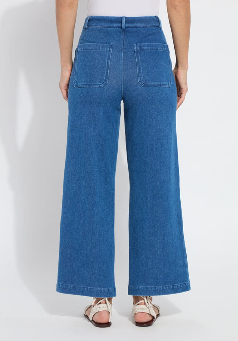 Lysse Mallory Sailor Hi Waist Wide Leg Denim