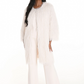 Frank Lyman 3/4 Sleeve Textured Vest Style Jacket