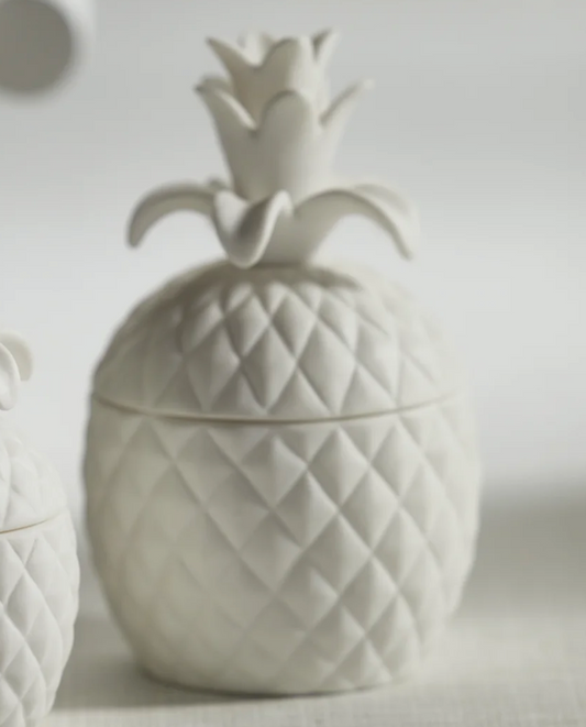 Zodax Ceramic Pineapple Candle - Large