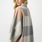 Joseph Ribkoff Plaid Jacquard Sweater Knit Top