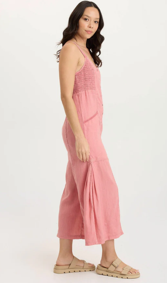 XCVI Leoda Linen Snap-Up Jumpsuit69.00