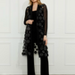 Frank Lyman Long Sheer Knit Jacket